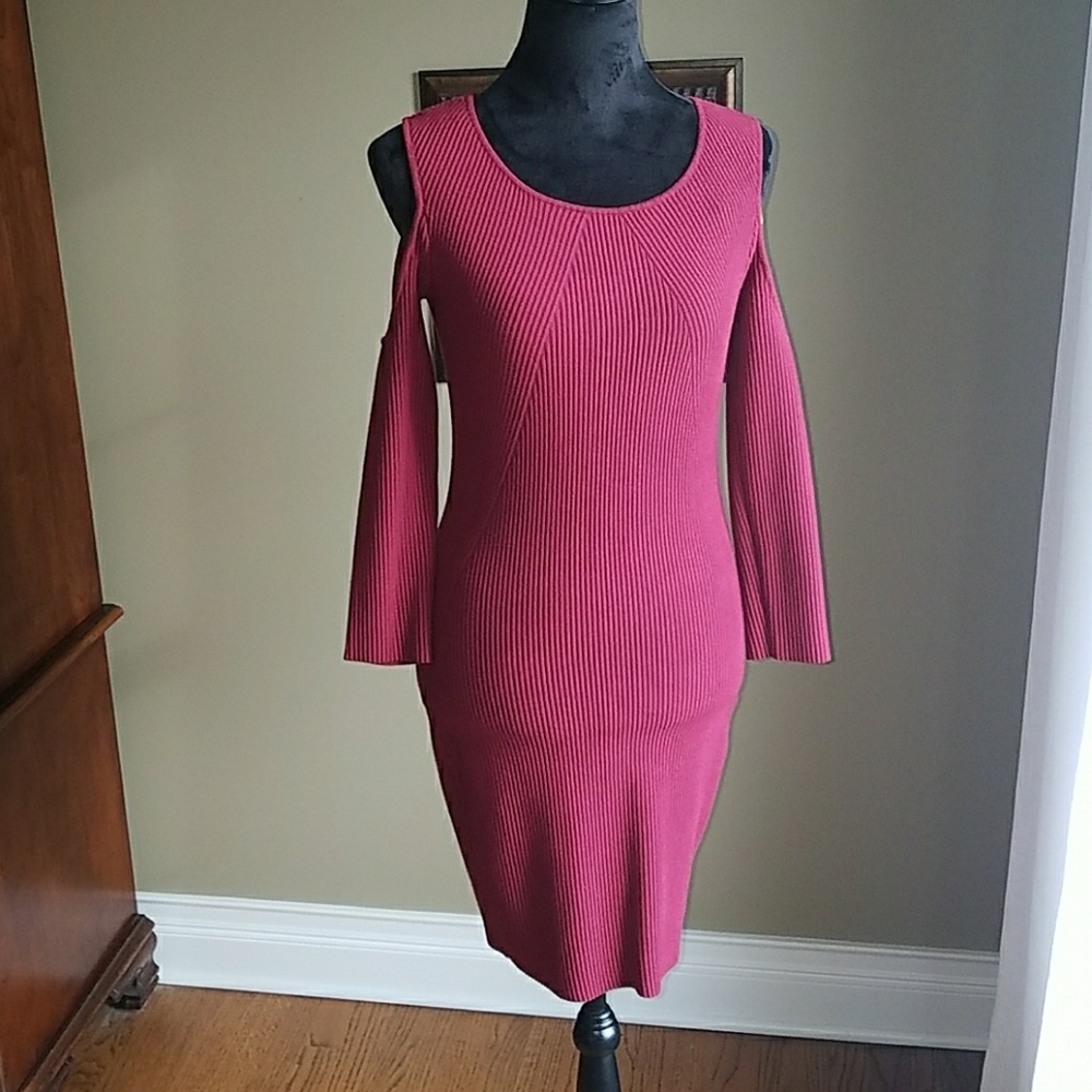 Like new Rebbeca Minkoff burgundy sweater dress